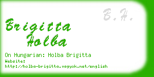 brigitta holba business card